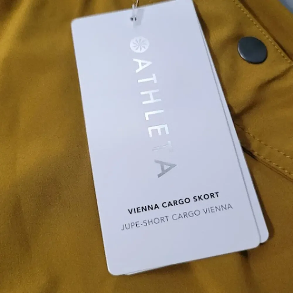 Athleta- Vienna Cargo Skort- NWT- Gold- Size 2 - Picture 9 of 10